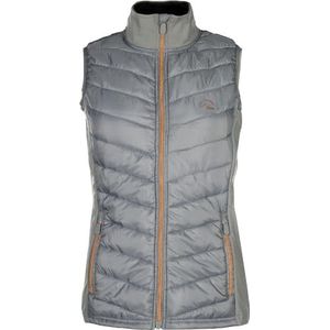 HKM Basel Style Jersey Nylonbodywarmer voor dames Grijs/Roségoud XXL