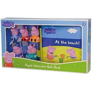 Peppa Pig 919D00051 - Set van 5 vingerpoppen uit de Peppa Pig familie - badspeelgoed en zwembadspeelgoed vanaf 12 maanden
