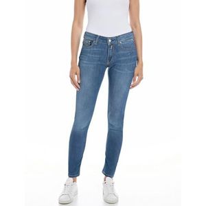 Replay New Luz Powerstretch Skinny fit jeans voor dames, 009, medium blue., 30W x 32L