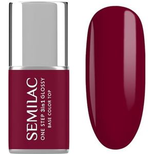 Semilac - S570 Dark Raspberry - 3in1 One Step Glossy Gel Nagellak - 7 ml