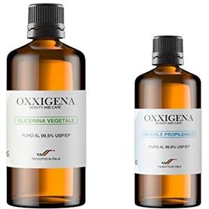 OXXIGENA KIT - 750 ml - Base Neuttra - 70VG/30PG - plantaardige glycerine (500 ml) + propyleenglycol (250 ml) - 100% Made in Italy | farmaceutische zuiverheid