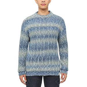 MUSTANG Heren Emil C trui, Degradee_Bluetones. 12357, S