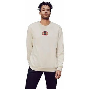 Green Fish Sweatshirt voor heren, beige, M