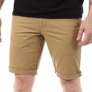 Teddy Smith Chino shorts voor heren, Beige, 42/44 NL