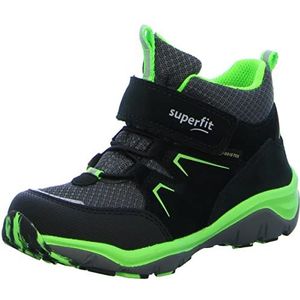 Superfit Sport5 Sneakers voor jongens, zwart, groen 0000, 35 EU Breed