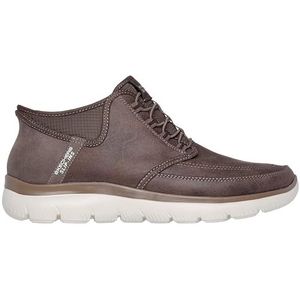 Skechers Heren Handsfree Slip-ins Summits Sneaker, Chocolade Suede/Trim, 10.5 UK, Chocolade Suede Trim, 45.5 EU