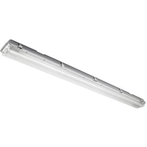 AIRAM Generic Lux IP65 2x18W/840 PCC GR algemene verlichting 1280x75x115mm, T8 G13 LED TL buis schakelbaar 25.000 uur. grijs