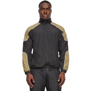 Urban Classics Piped Track Jacket, Zwart, L Heren, Zwart, L