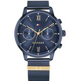 Tommy Hilfiger Blake dameshorloge met meerdere wijzerplaat, met mesh roestvrij stalen armband