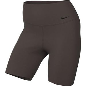Nike Dames Shorts W Nk Zenvy Short, Barok Brown/Black, DQ6003-237, S