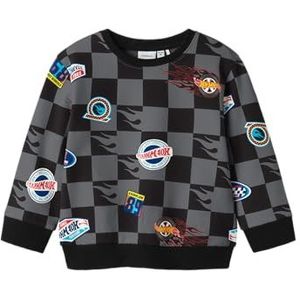 NAME IT Boy Sweatshirt Regular Fit, Lava Smoke, 116