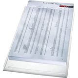 Leitz 40563003 Premium A4-map, uittrekbaar, grote capaciteit van 200 vel, PVC, 170 micron, 5 stuks