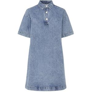 PIECES - KENYA - Blousejurk - Blauw - Denim