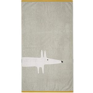 Scion Mr Fox Pebble100% katoenen velours handdoeken (Bath handdoek: 70cm x 130cm)