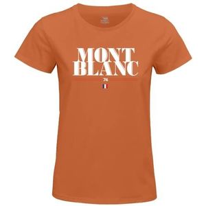 Republic Of California t-shirt dames, Orange, L