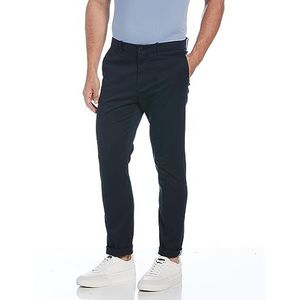 Original Penguin Heren Premium Stretch Slim FIT Chino Casual Broek, Donkere Saffier, 28-34, Donkere Saffier, 42 (Slank)