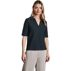 STREET ONE - Poloshirt - Hunter green - Met Structuur