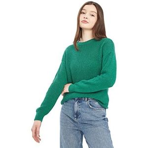 DeFacto Trui normale pasvorm voor dames - coltrui trui voor dames (groen, XXS), groen, XXS