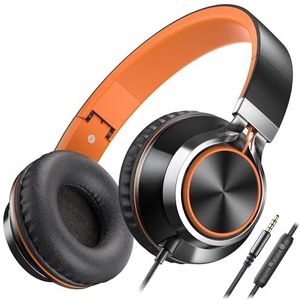 Ailihen C8 Hoofdtelefoon - Bedraad - Opvouwbaar - Zwart - Lichtgewicht - HD Geluid