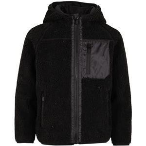 Brandit Kids Teddyfl. Jacket Hood 15Y, Farbe: black, Größe: 134/140