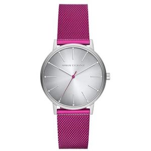 Armani Exchange Dames Analoge Quartz Horloge Met Roestvrij Stalen Band AX5616, Meerkleurig, armband