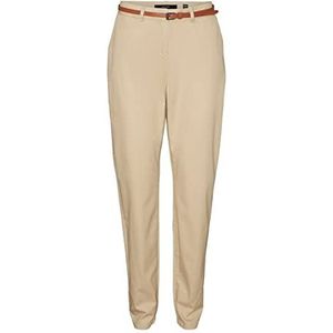 VERO MODA VMFLASHINO MR Regular Chino Broek voor dames, Iers Cream, L/30, Irish Cream, 30W x 30L