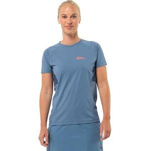 Jack Wolfskin Narrows T W T-shirt, elementair blauw, XS dames, Elementair blauw, XS