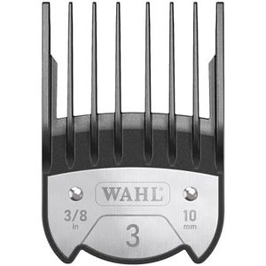 WAHL Premium Magnetic Attachment Combs, #3, 10mm, Clipper-opzetkammen, hulpstukken, accessoires voor tondeuses, zwart, Kuno, Chromstyle, Genio