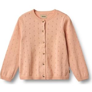 WHEAT Gebreid vest 'Maia'  koraal