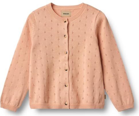 WHEAT Gebreid vest 'Maia'  koraal