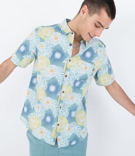 Hurley - One And Only Lido Stretch - Overhemd - Multicolor - Katoen/Spandex