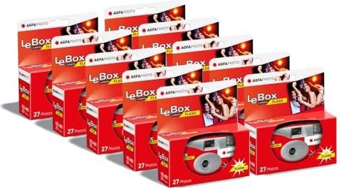 AGFA PHOTO PACK - LeBox Flash - 27 Foto's - Grijs en Rood