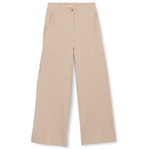 TOM TAILOR Dames 1033285 Lea Flared broek, 26353-Messy Beige, 32W / 32L