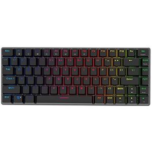Ajazz AK33 Geek RGB mechanisch toetsenbord, 82 toetsen, zwarte schakelaar, led-achtergrondverlichting