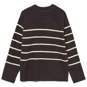 VERO MODA - Vmflawless - Damestrui - Chocoladetaart - Ronde Hals - Lange Mouwen