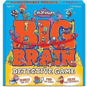 Funko Games Cranium Big Brain Game - Light Strategy Board Game voor kinderen en volwassenen (leeftijd 10+), 2-4 spelers, vinyl verzamelfiguur, cadeau-idee
