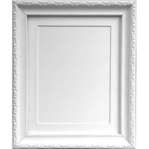 FRAMES BY POST Fotolijst in shabby-chic-look, plastic, wit, 20 x 16 inch Image Size A3 (plastic glas)