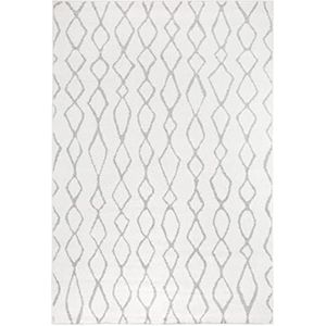 Andiamo Geweven vloerkleed Bolonia patroon modern Öko-Tex 100 tapijt, polypropyleen, ornament grijs, 120x170 cm
