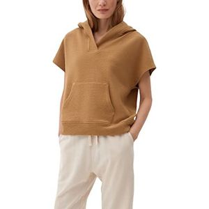 s.Oliver Dames 2121816 Sweatshirt korte mouwen, bruin, 38