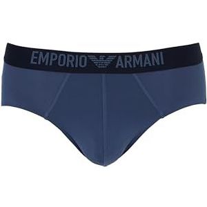 EMPORIO ARMANI Man Basic Microfiber Slip Blauw XXL, Vintage Indigo, XXL