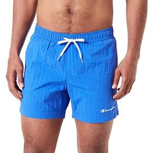 Champion Legacy Beachshorts AC Small Logo Shorts, Kobaltblauw, M voor heren