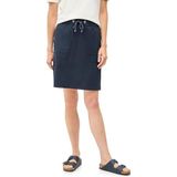 Cecil - Dames Rok - Blauw - Knielang - Fijn Streeppatroon