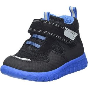 Superfit Sport7 Mini Baby - jongens Sneaker, zwart lichtblauw 0000, 20 EU