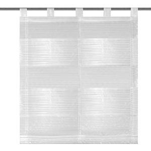 Home fashion rolgordijn, dwarsstrepen, SCHERLI GABI, wit, 130 x 120 cm, 4