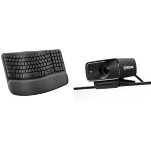 Logitech Wave Keys draadloos & Elgato Facecam MK.2 – Premium Full
