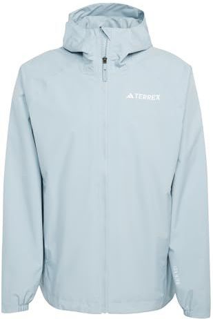 Outdoorjas - Hardshell Jas - Effen - Met Verstelbare Capuchon - Licht Gevoerd