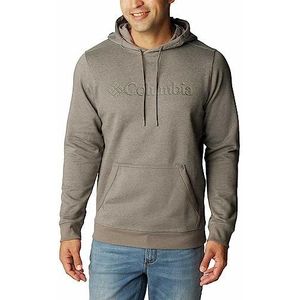 Columbia Logo Base CSC II Sweatshirt met City Grey HTHR, grafische schaduw van het merk, M heren, City Grey Hthr, schaduwafbeeldingen van het merk, M