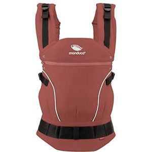 Manduca First Babydraagtas > < Baby- en babydraagtas met rugverlenging en ergonomische heupgordel voor kinderen van 3,5 tot 20 kg (First PureCotton, Rouge.)