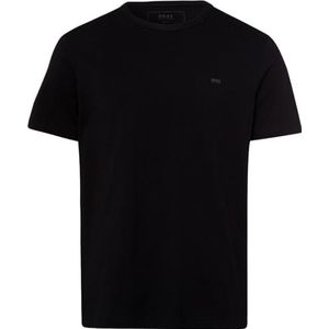 BRAX Style Tony Blue Planet - Biologisch Katoenen T-shirt, zwart, 3XL