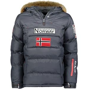 Geographical Norway Bilboquet Boy Parka Jongens, Donkergrijs, 10 jaar